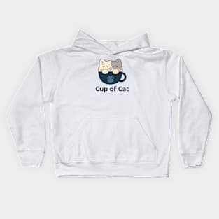 Cup of Cat Kids Hoodie